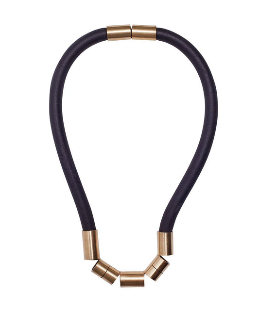 ILONI / SPLIT NECKPIECE BLACK (NSP3)